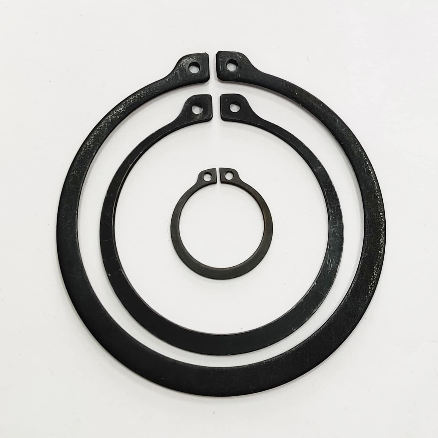10 Pcs 8mm X 10mm External Retaining Rings - Metal Circlips For Electric Motors & Machinery